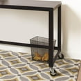 thumbnail image 4 of Pemberly Row 48" Modern Durable Metal 2 Casters Mobile Desk in Black, 4 of 8
