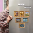 thumbnail image 3 of Van Gogh Inspired 3D Textured Refrigerator Magnets - Home Decor Set, 3 of 8