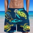 thumbnail image 2 of IROINNID Mens 7 Inch Quick Dry Printed Short Swim Trunks with Mesh Lining Swimwear Bathing, 2 of 5