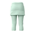 thumbnail image 6 of frariair ​High Performance Athletic Skirt For Women With Built In Compression Shorts Quick Dry Tennis Golf Fitness Multi Sport​ Green, 6 of 8