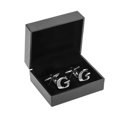 thumbnail image 4 of BodyJ4You 2PC Cufflinks Personalized Initials Letter G Men's Button Shirt Business Gift, 4 of 6