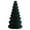B, variant on Handmade Folded Paper Decor Pleated Texture 3D Conical Shape Lightweight Sturdy Home Tabletop Mantel Shelf Holiday Party Display