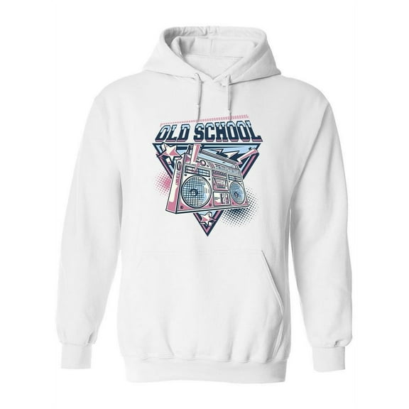 Old School Boombox Hoodie Women -Image by Shutterstock, Female Large