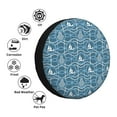 thumbnail image 4 of Naloa Nautical PVC Leather Spare Tire Wheel Cover for Car Truck SUV Camper Trailer Universal Fit many size17 inch, 4 of 6