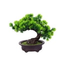 thumbnail image 6 of GAXIRE Realistic Artificial Bonsai Tree Green Plastic 1 Piece 12.2x9.1x5.1in, 6 of 8