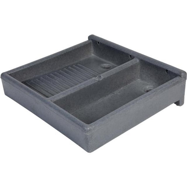 lavadero de plástico 20 x 69.5 x 64 cm con pileta