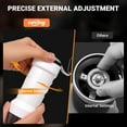 thumbnail image 4 of Mini Manual Coffee Grinder with 40 Adjustable Settings, White Portable Hand Coffee Bean Mill with 30g Capacity, Conical Burr Coffee Grinder with Crank for Travel, Camping, Office, Espresso, Pour Over, 4 of 5