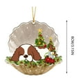 thumbnail image 3 of Clearance! 2022 New Seafood Shell Dog Christmas Funs Pendant Cartoon Christmas Tree Pendant Christmas Decoration Pendant Christmas Home Decoration Pendant, 3 of 6