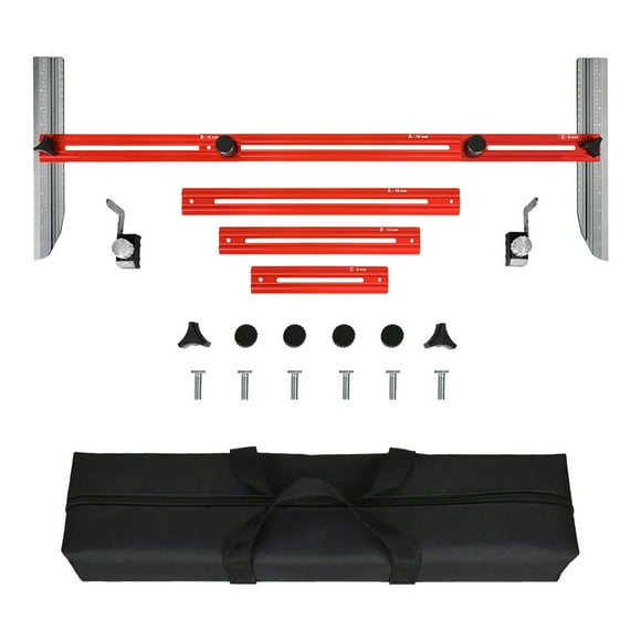 fsxdhpcsgfc New Stair Measuring Tools Aluminum Stair Measuring Tools With Locking Stair Measuring Tools Stair Stepping Tools Are Compatible Woodworking Set up Measuring Gauge for Smart Tiles Edge Trim