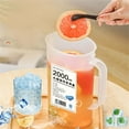 thumbnail image 3 of Cold Water Dispenser under $5! Yannianjz Plastic Water Dispenser with Spout, Large Capacity Beverage Pitcher with Lid, BPA Free Cold Water Kettle, Refrigerator Drink Container for Juice Tea, 3 of 9