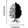 thumbnail image 4 of Tree Silhouette Wall Art Decor Metal Hanging Garden Sculpture Home Decoration Artwork Wall Sticker Courtyard Lawn Ornament, 4 of 5