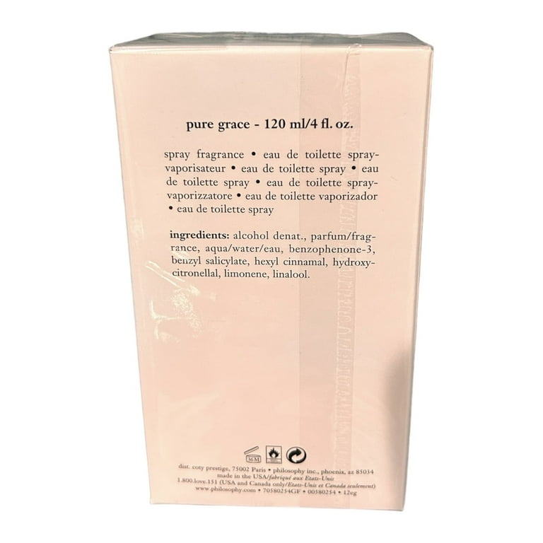 Philosophy - Pure Grace Spray Fragrance Eau de Toilette 4 oz. - Beauty  Bridge