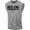 Heather Grey, variant on Rest at The End Workout Shirts for Men Motivational Gym-Goers