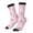 2 Black-1, variant on pink bows Print Adult Socks for Men & Women,Calf Socks, Ankle Socks,Boots Socks,Breathable Casual Sock,Unisex Crew Socks