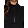thumbnail image 5 of RBX Active Women's Mock Neck Lightweight  1/2 Zip Scuba Sweatshirt, 5 of 5