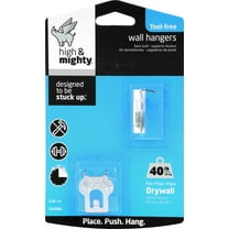 High & Mighty Picture Hangers, 40lb, 2 Sets