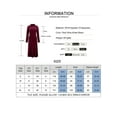 thumbnail image 5 of Gvmfive Women's Juniors Stand Collar Long Sleeve Belted Solid Casual Midi Dress, 5 of 5