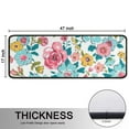 thumbnail image 5 of Kitchen Rugs Sets Of 2,Pioneer Flower Floral Print Pattern Anti Fatigue Kitchen Mat Rugs Non Slip Washable,Decorative Kitchen Floor Mats for Kitchen,Sink,Laundry,17"x47"+17"x47", 5 of 5