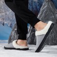 thumbnail image 2 of Peludas Zapatos Casa Sin Cordones Felpa Cómodas para Otoño Invierno, 2 of 9