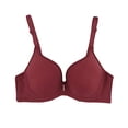 thumbnail image 1 of B91xZ Women's Bra Ultimate Lift and Support Wire-Free Bra,Wine M, 1 of 5