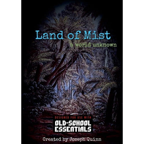Land of Mist - A World Unknown: for Old-School Essentials, (Paperback)