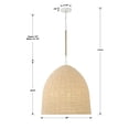 thumbnail image 4 of Crystorama Jasper 6 Light Matte White Chandelier - 20"W x 22.5"H x 20"D, 4 of 13