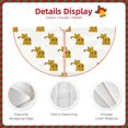 thumbnail image 3 of Sikiie Leopard Print Nativity Christmas Tree Skirt, Jesus Christian Winter Holiday Tree Mat Decoration(30-48IN)48", 3 of 6