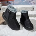 thumbnail image 6 of Insulated Winter Boots for Women with - Outdoor Footwear Zipper Closure Low Heel Cold Weather Trekking Shoes, 6 of 9