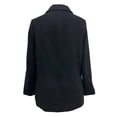 thumbnail image 3 of Abrigo George para Mujer, Abrigo Cruzado, con Botones al Frente Negro Talla CH, 3 of 4