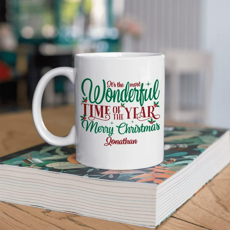 Personalized Kids Christmas Mug, Hot Chocolate Mug, Christma - Inspire  Uplift