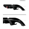 thumbnail image 3 of FITS 2014-2017 INFINITI Q50 GLOSS BLACK SHARK FIN REAR DIFFUSER W/ LED BRAKE LIGHT, 3 of 7