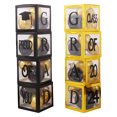 thumbnail image 4 of CSChome Boîte à Ballons Ensemble Transparent Facile à Assembler Graduation Lycée Clair, 4 of 6