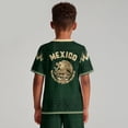 thumbnail image 6 of 2026 New Mexico Soccer Jersey Boys, Mexican Jersey Soccer T-Shirt, Soccer Jersey 2D Graphic Crew Neck Short Sleeve Football Tee, Casual Daily Sport Top for Kids, 6 of 9