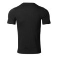 thumbnail image 5 of JTieacloth Mens Collar Shirt Men's Summer Fashion Casual Short Sleeved Tops Solid Color Cardigan Tight Shirt Men's Clothing Black L, 5 of 6