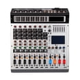 thumbnail image 4 of 8 Channel Mixer, Professional  Mixing 99 DSP Digital Effects  Console Mixer DJ Console For  Stage ,Smart Fader, 4 of 7