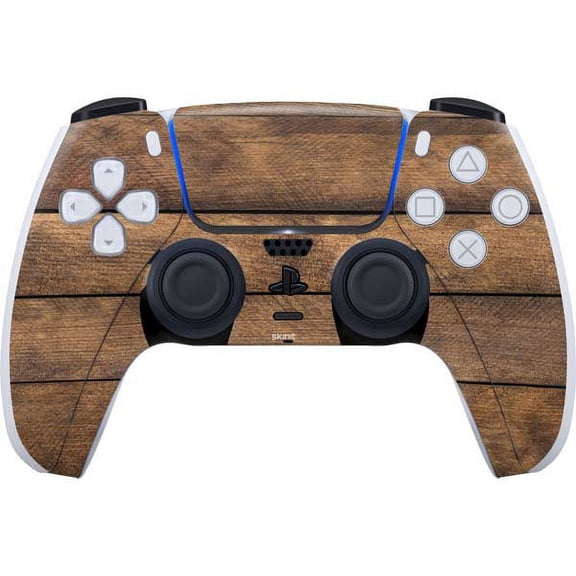 Skinit Wood Early American Wood Planks PS5 Controller Skin