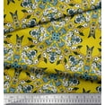 thumbnail image 2 of Soimoi Poly Georgette Fabric Tiles Moroccan Print Fabric by The Yard 42 Inch Wide, 2 of 3
