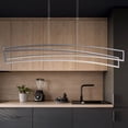 thumbnail image 4 of VONN Sirius 46" Integrated LED ETL Certified Linear Chandelier in Silver, 4 of 10