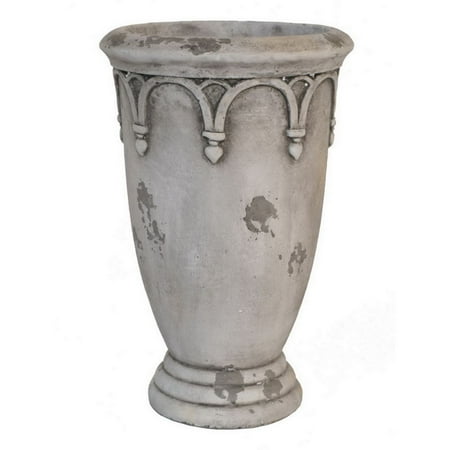 Terra Concrete - Benzara 69171 Unique Cement Planter