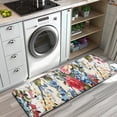 thumbnail image 3 of Pioneer Flower Floral Print Pattern Kitchen Rug Mat,Kitchen Runner Rugs Non Skid Washable,Decorative Kitchen Floor Mats for Kitchen,Sink,Laundry,17"x47.2", 3 of 7