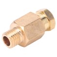 thumbnail image 3 of Brass Fitting Straight-Through Threaded Pipe Connection Nipple Industrial Joint SuppliesPD608, 3 of 5