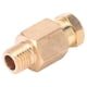 thumbnail image 2 of Boquilla de tubería, conector de latón, conector de manguera roscado recto, unión de tubería recta, solución innovadora, 2 of 8