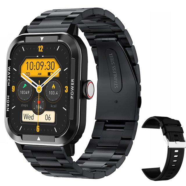 Reloj inteligente Pantalla grande de 1.91 pulgadas Pantalla muy clara Monitoreo integral de la salud Modo deportivo multifunción Reloj IP67 resistente al agua para hombres y mujeres Monitor de presión