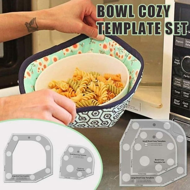 Gwong hogar 1 PCS Plantilla de plantilla de tazón Juego de bricolaje Palabras marcadas Ligerosas fáciles de operar Patrón de costura de tela de estilo de estilo Gwong 21099023