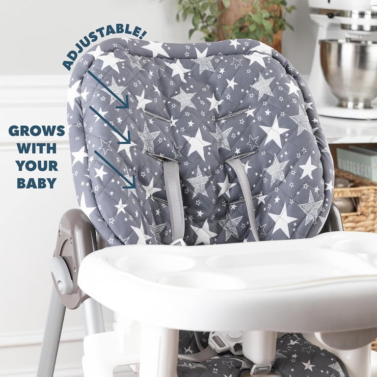Todays Kids High Chair Pad, Padded Cushion with Elastic Back photo 7
