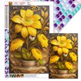 thumbnail image 1 of Pintura de diamante 5D DIY Taladro redondo completo Plantas Decoración del hogar Arte Artesanía (w2311), 1 of 9