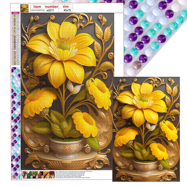 Pintura de diamante 5D DIY Taladro redondo completo Plantas Decoración del hogar Arte Artesanía (w2311)
