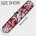 thumbnail image 3 of Yayeee Double Oven Mitt Kitchen Heat Resistant Baking 35" x7" Quilted Glove, Pink and Red Flowers, 3 of 6