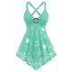thumbnail image 1 of Tank Top de Talla Extra con Anillo Cruzado con Estampado de Luna y Luna Rosegal Camisetas sin mangas de talla grande, 1 of 5
