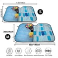 thumbnail image 3 of Fotbe Prague Ratter Dog in Bathtub Car Windshield Sunshade | Sun Visor Protector Front Window Shade, Keeps Out UV Rays, Keeps Your Vehicle Cool-Small, 3 of 7